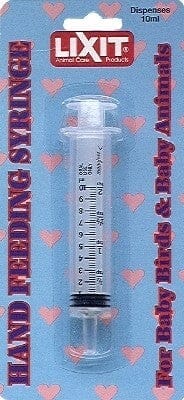 Lixit Hand Feeding Syringe - 10 ml