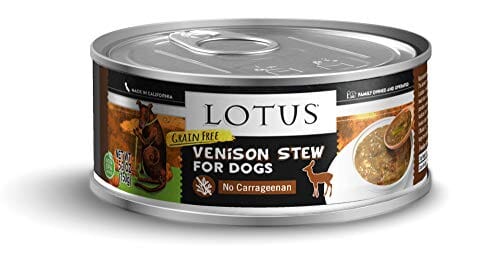 Lotus Stew Grain-Free Venison Canned Dog Food - 5.5 Oz - Case of 24