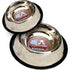 Loving Pets Anti-Skid Standard Stainless Steel Cat and Dog Dish Bowl 8 Ounce