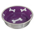 Loving Pets Bella Le Bol Stainless Steel Cat and Dog Bowl Charcoal Large