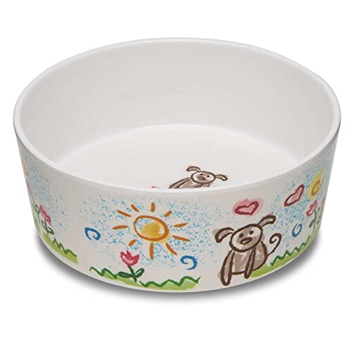 Loving Pets Dolce Moderno Forever Puppy Ceramic Dog Bowl - Large Default Title