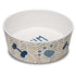 Loving Pets Dolce Moderno Yum Chevron Ceramic Dog Bowl - Large Default Title