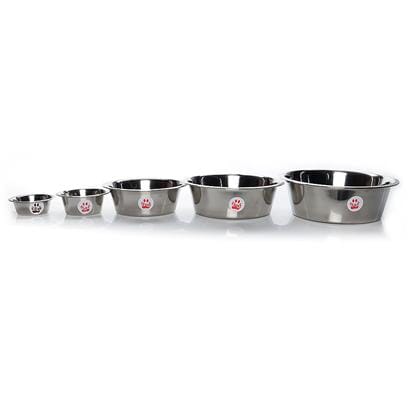 Loving Pets Standard Stainless Steel Cat and Dog Dish Bowl 1 Pint