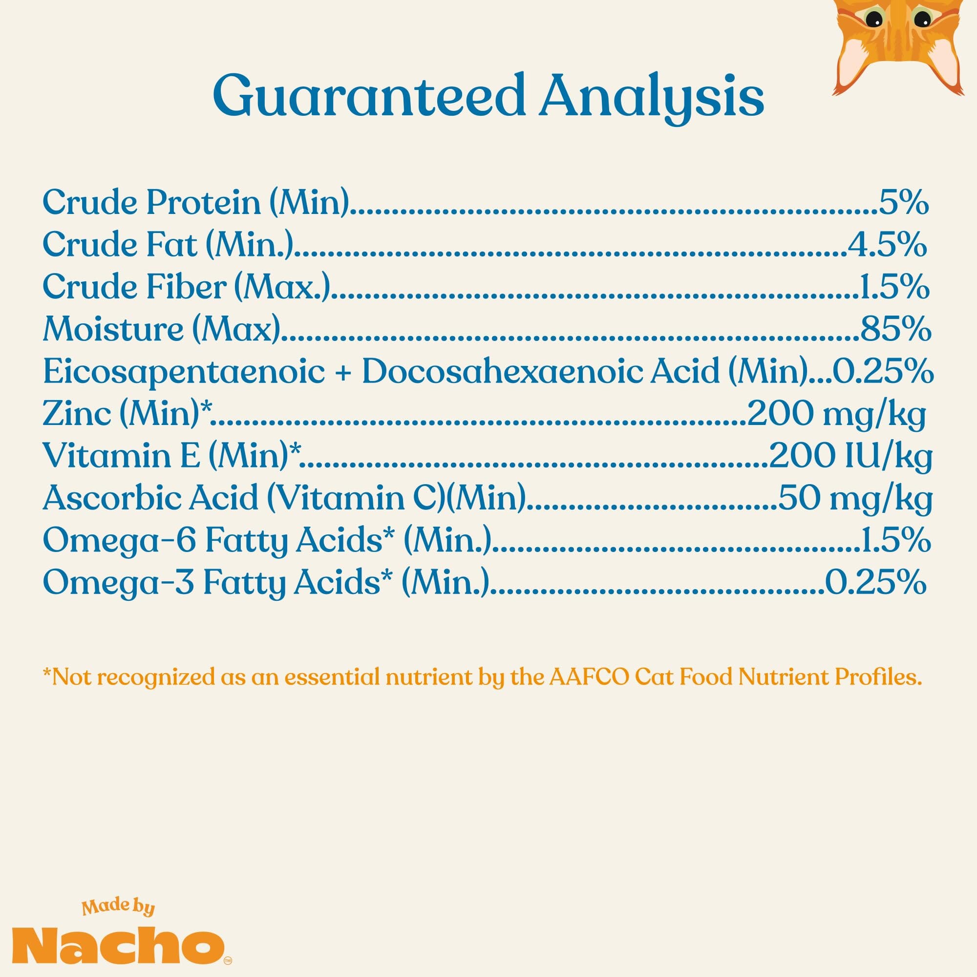 Made by Nacho Immune Support Chicken Puree Meal Cat Food Toppers - 1.4 Oz - Case of 36  