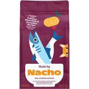 Made by Nacho Salmon Whitefish and Pumpkin Dry Cat Food with Freeze-Dried Raw Bits - 4 Lbs Default Title