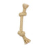 Mammoth Pet Products 2-Knotted Bone Peanut Butter Scented Rope Tug Dog Toy Medium - 12 Inch