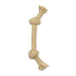 Mammoth Pet Products 2-Knotted Bone Peanut Butter Scented Rope Tug Dog Toy Small - 9 Inch