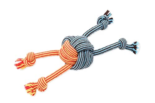 Mammoth Pet Products 4-Knotted Monkey Fist Ball Rope Dog Toy
