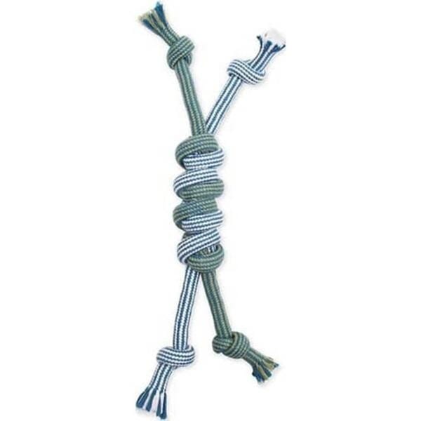 Mammoth Pet Products Extra Monkey Fist Double Rope Dog Toy Small - 12 Inch