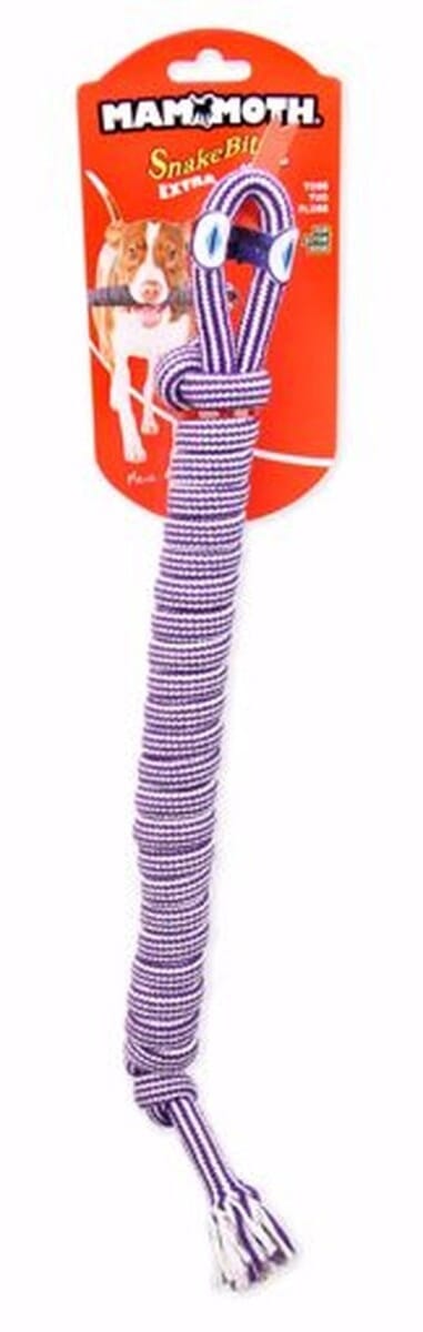 Mammoth Pet Products Extra SnakeBiter Shorty Rope and Tug Dog Toy 18 Inch
