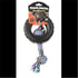 Mammoth Pet Products TireBiter II Rubber and Rope Tug Dog Toy Medium - 5 Inch