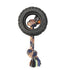 Mammoth Pet Products TireBiter II Rubber and Rope Tug Dog Toy Large - 6 Inch