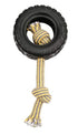 Mammoth Pet Products TireBiter II Rubber and Rope Tug Dog Toy Extra Large - 7 Inch