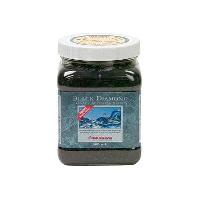 Marineland Diamond Black Activated Carbon Aquarium Filter Media Additives - 10 Oz