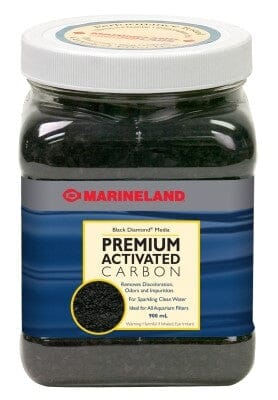 Marineland Diamond Black Activated Carbon Aquarium Filter Media Additives - 40 Oz
