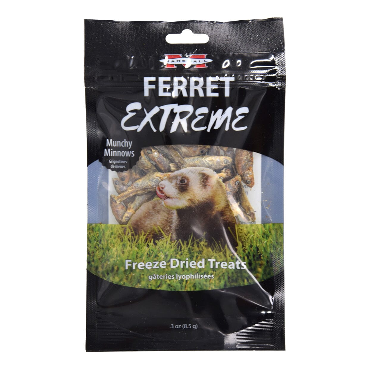 Marshall Ferret Extreme Freeze Dried Treats - Munchy Minnows - 3 oz