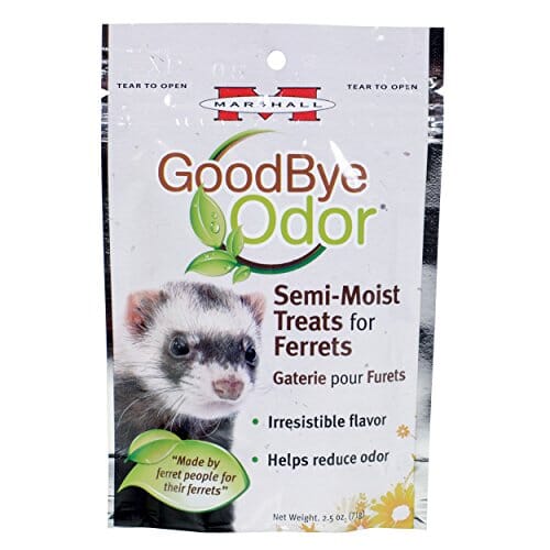 Marshall GoodBye Odor Semi-Moist Treats for Ferrets - 2.5 oz