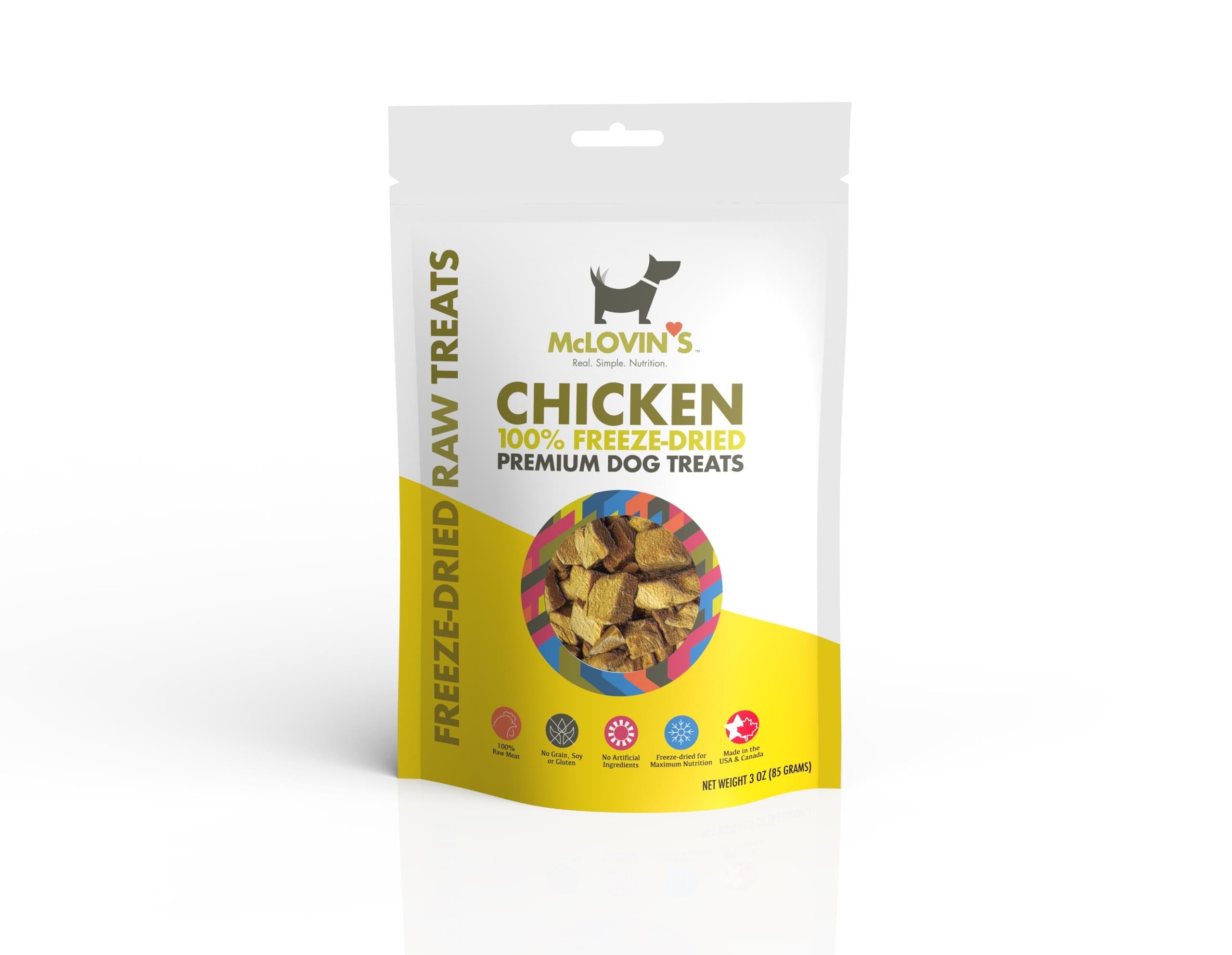 McLovin's 100% Freeze-Dried Chicken Premium Dog Treats  