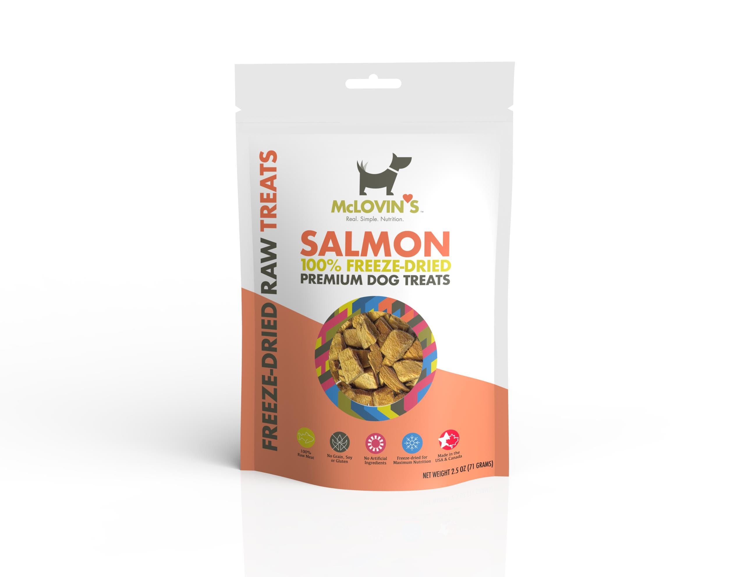 McLovin's 100% Freeze-Dried Salmon Premium Dog Treats  