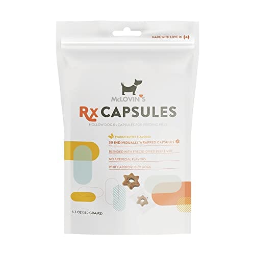 Mclovin's Pet RX Treats Peanut Butter Soft and Chewy Dog Treats - 5.3 Oz