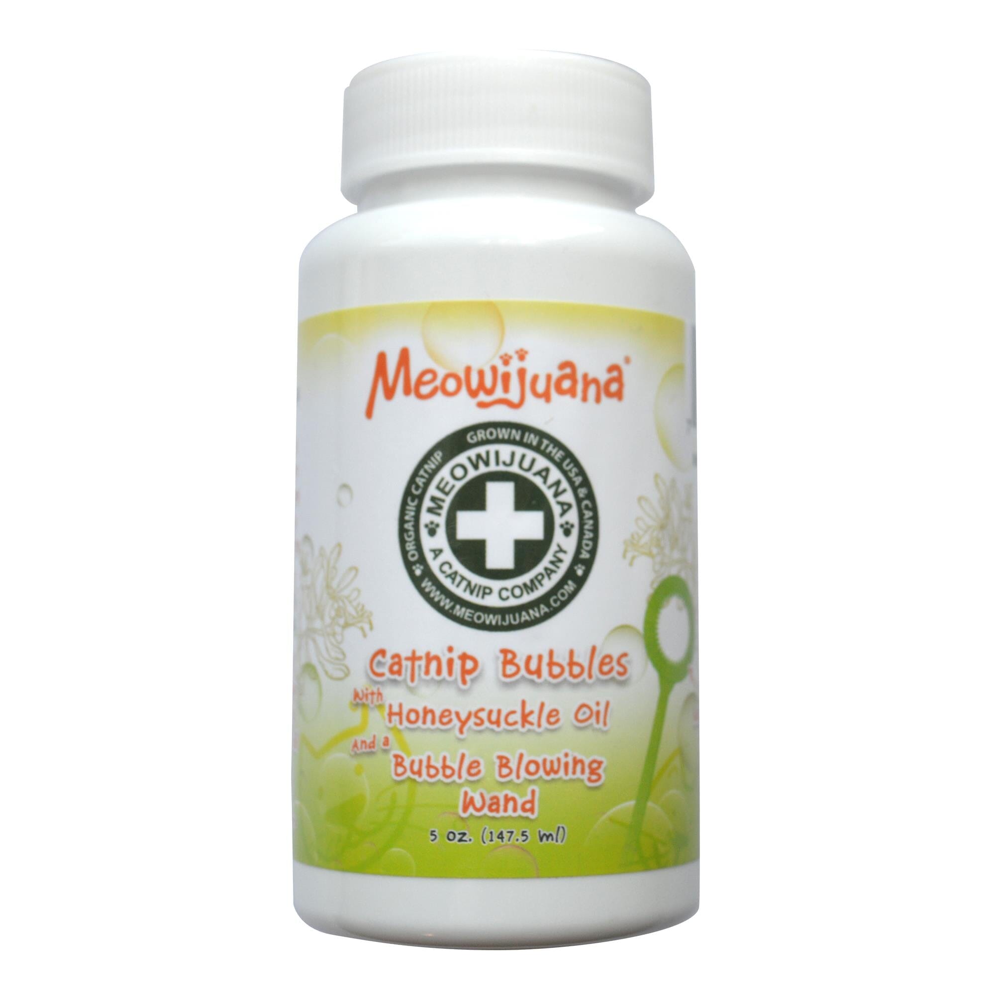 Meowijuana Catnip Honeysuckle Bubbles - 5 Oz  