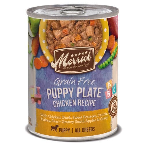 Merrick Classic Puppy Plate Grain-Free Recipe Puppy Canned Dog Food - 12.75 Oz - Case of 12 Default Title