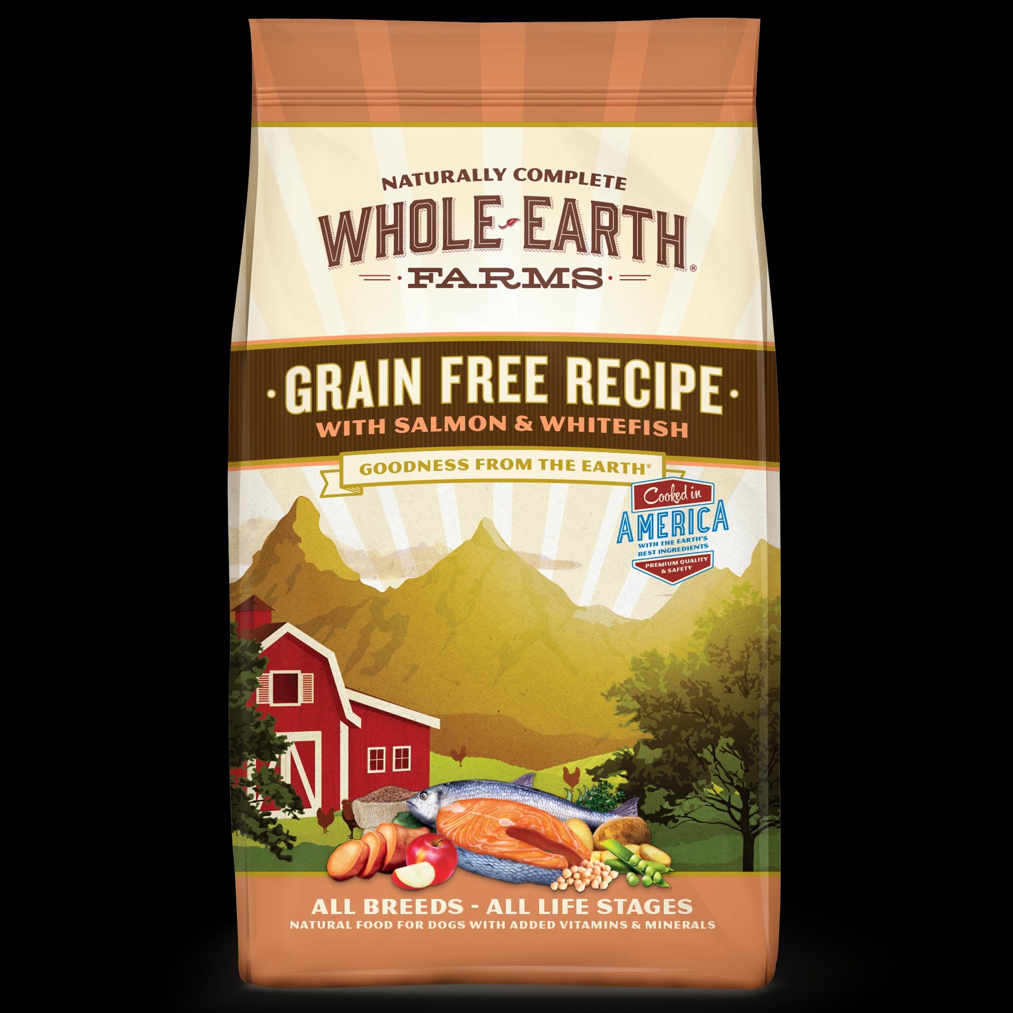Merrick Grain-Free Whole Earth Farms Salmon and Whitefish Dry Dog Food - 25 Lbs Default Title