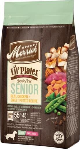 Merrick Lil' Plates Senior Freeze-Dried Dog Food - Chicken & Sweet Potato  