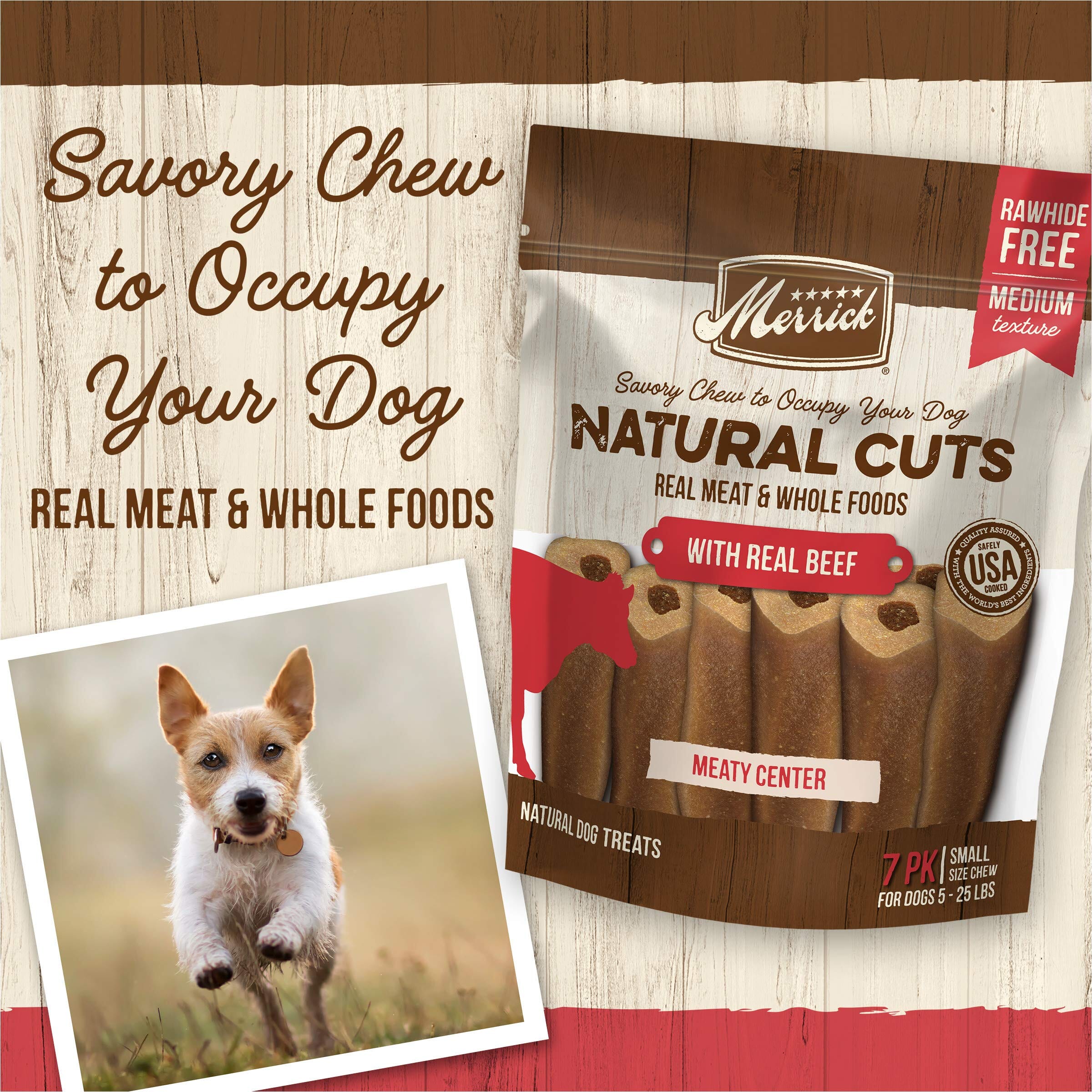 Merrick Natural Beef Cuts Natural Dog Chews  