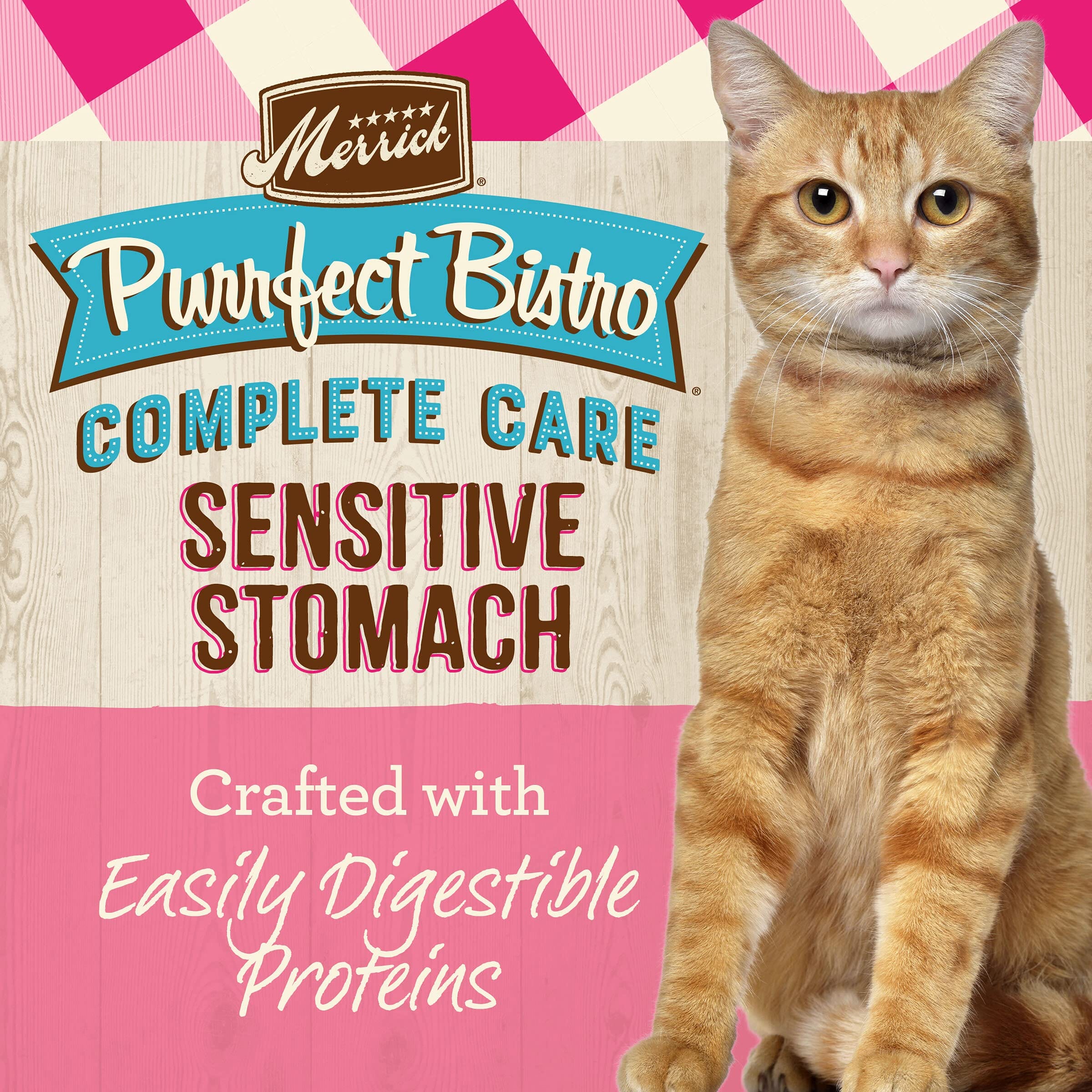 Merrick Purrfect Bistro Complete Sensitive Stomach Dry Cat Food - 4 Lbs  