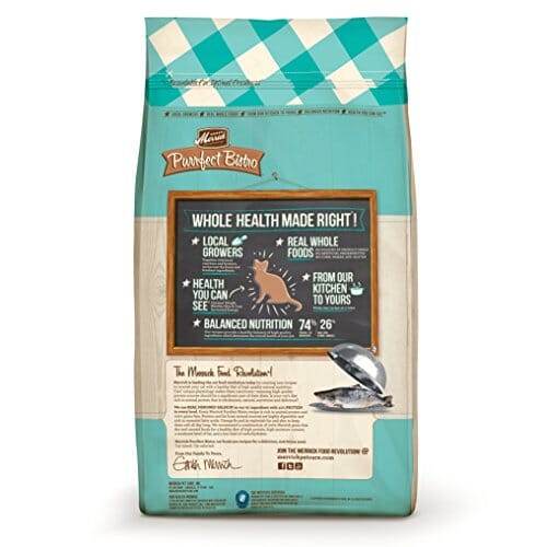 Merrick Purrfect Bistro Grain-Free Healthy Adult Salmon Recipe Dry Cat Food - 12 lb Bag  