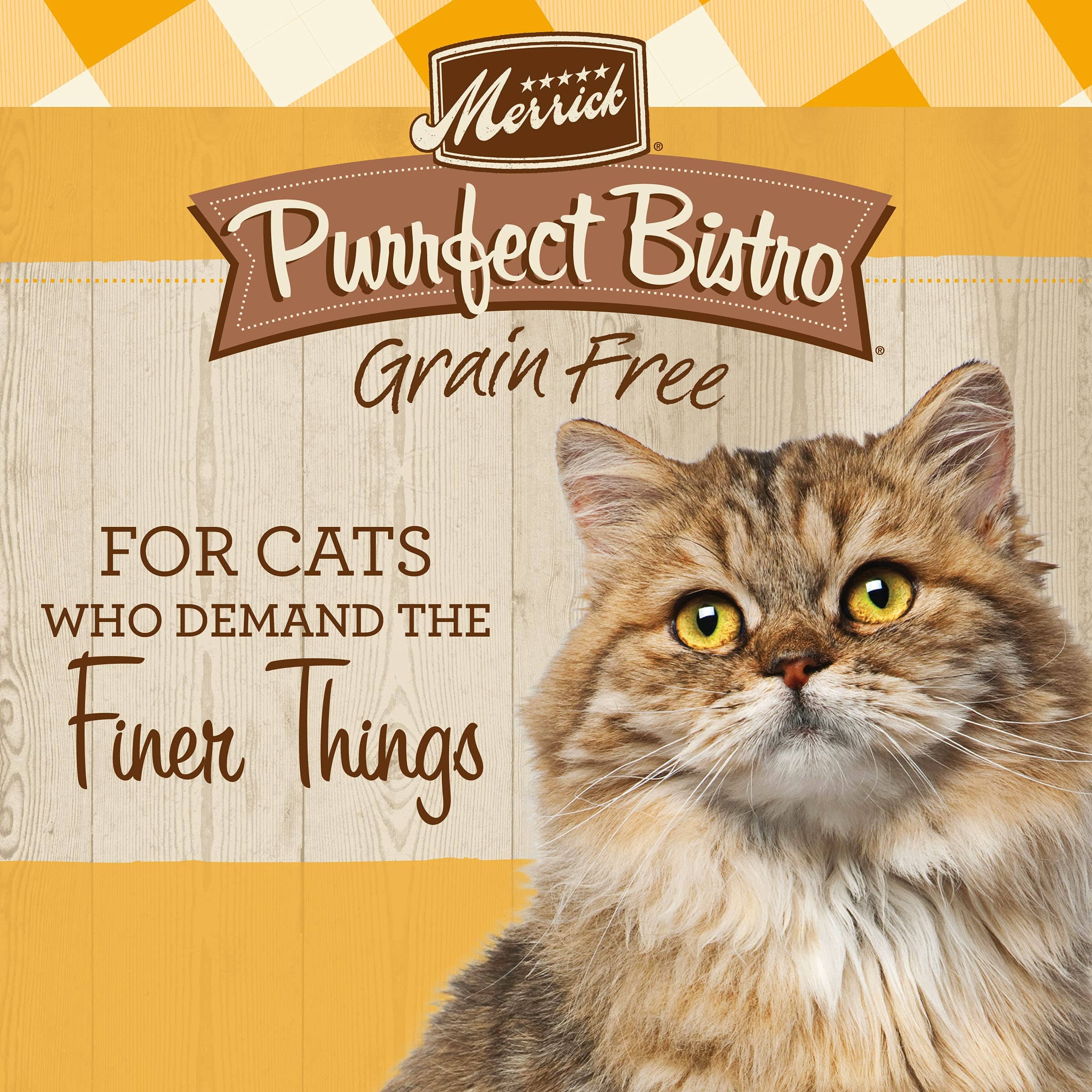 Merrick Purrfect Bistro Grain-Free Real Chicken and Sweet Potato Dry Cat Food - 4 Lbs  