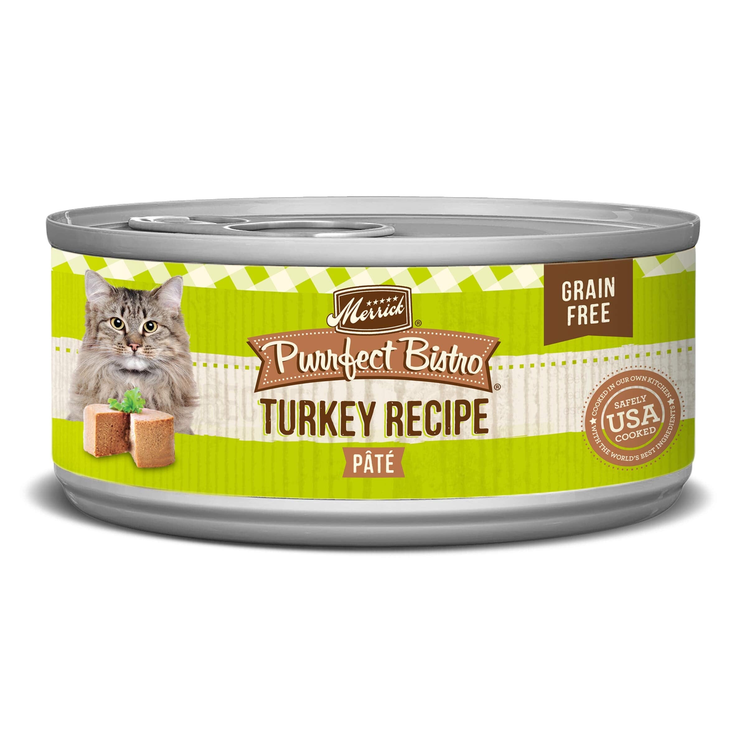 Merrick Purrfect Bistro Turkey Pate Canned Cat Food - 5.5 Oz - Case of 24  