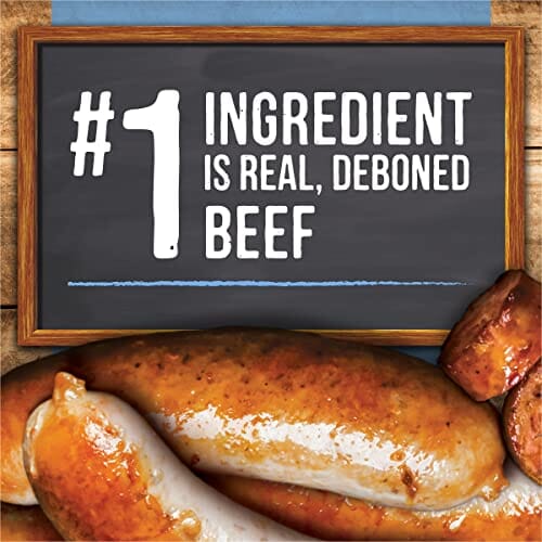 Merrick Slow-Cooked Carolina BBQ Beef Sausage Bites Jerky Dog Treats - 10 Oz
