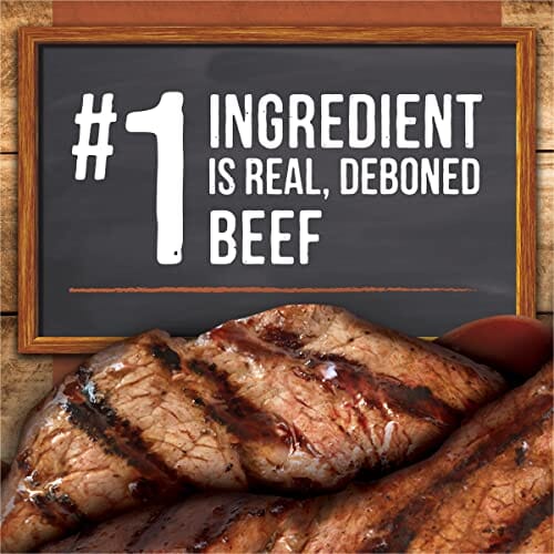 Merrick Slow-Cooked Texas BBQ Glazed Beef Strips Jerky Dog Treats - 10 Oz