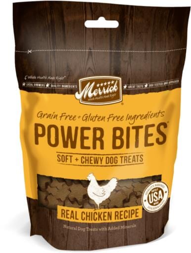 Merrick Treats Chicken Recipe Soft and Chewy Dog Treats - 6 oz Bag  