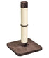 Midwest Homes Feline Nuvo Cat Scratching Furniture Post - Medium - Mocha/Cream - L:17 X W:17 X H:31 Inch Default Title
