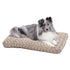 Midwest Homes Quite Time Ombre Swirl Rectangular Raised Dog Bed or Crate Mat Mocha L:30 X W:19.7 Inch