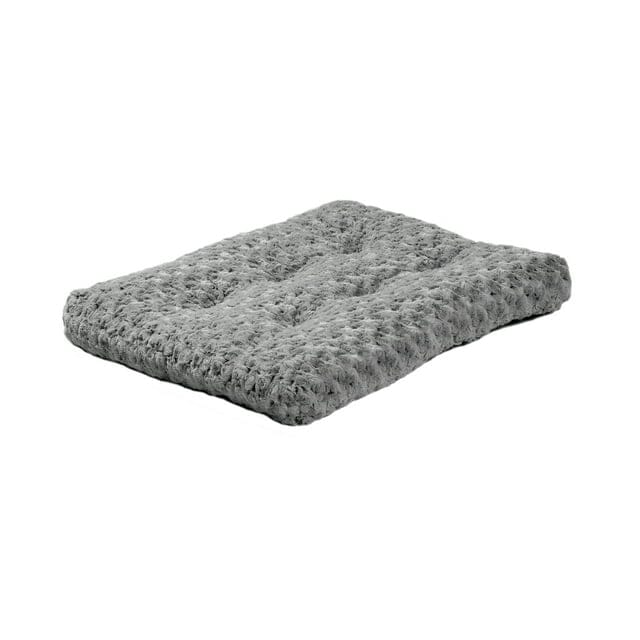 Midwest Homes Quite Time Ombre Swirl Rectangular Raised Dog Bed or Crate Mat - Charcoal Gray - L:24 X W:18 Inch
