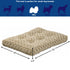 Midwest Homes Quite Time Ombre Swirl Rectangular Raised Dog Bed or Crate Mat