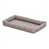 Midwest Homes Quite Time Rectangular Ashton Bolster Dog Bed or Crate Mat - Mushroom - L:22 X W:11.5 X H:2 Inch Mushroom L:22 X W:11.5 X H:2 In