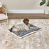 Midwest Homes Reversible Spotted Rectangular Dog Bed or Crate Mat - Gray
