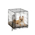 Midwest I-Crate Single Door Metal Folding Dog Crate with Divider Panel - 24" X 18" X 19" Inches  