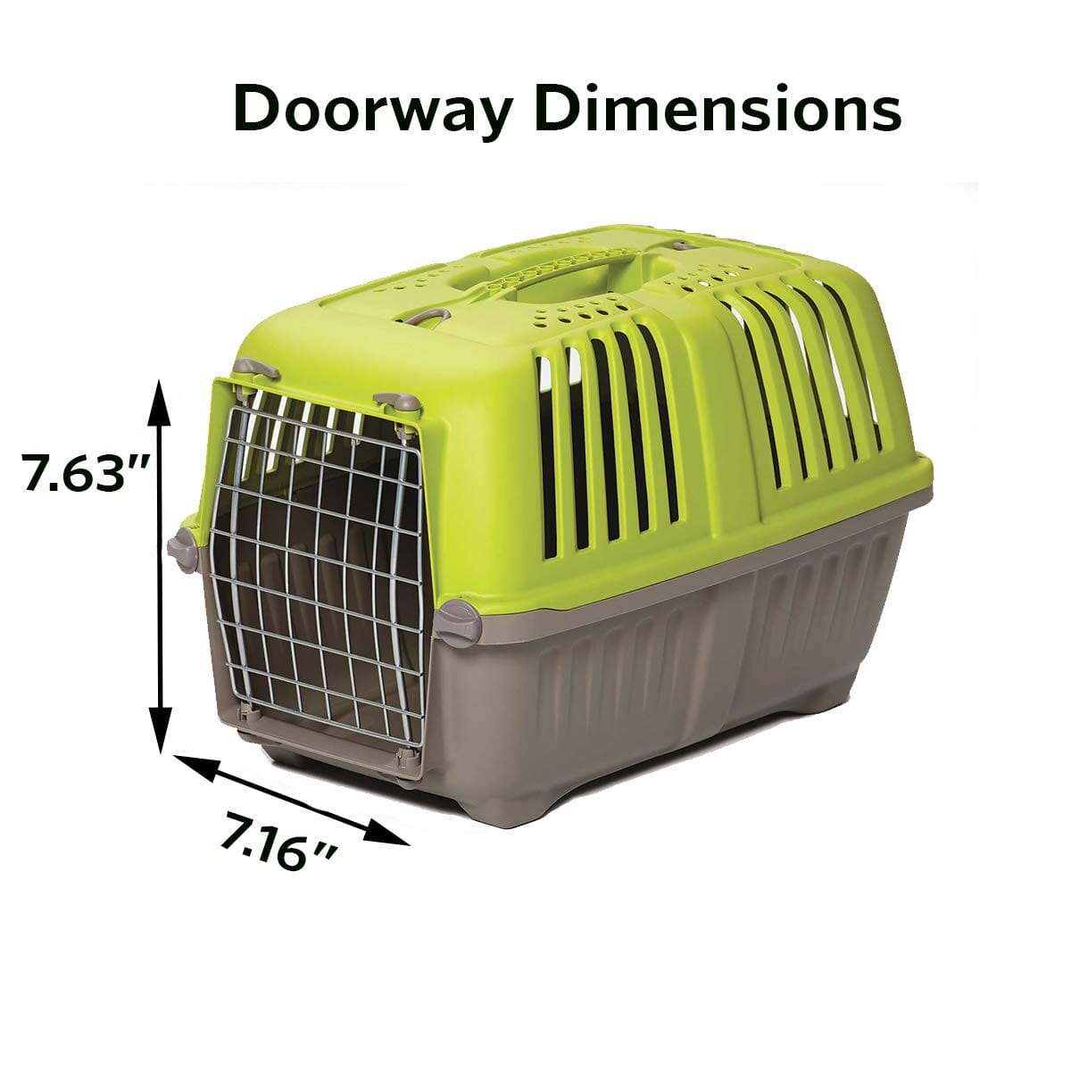 Midwest Spree Hard-Sided Travel Cat and Dog Kennel Carrier - Green - 19