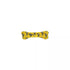 Mighty Bone Fleece Unicorn Fleece No-Stuffing Squeak and Plush Dog Toy - Yellow