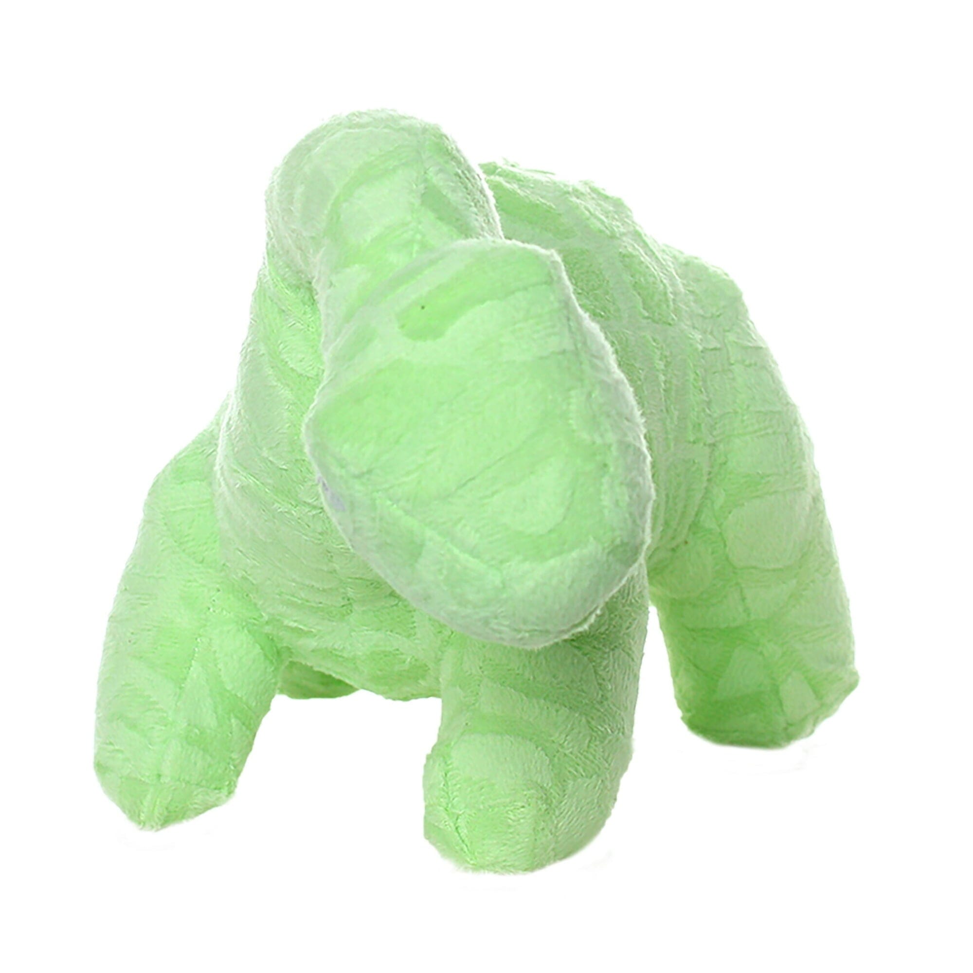 Mighty Dinosaur Brachiosaurus Durable Squeak and Plush Floating Dog Toy  - Green