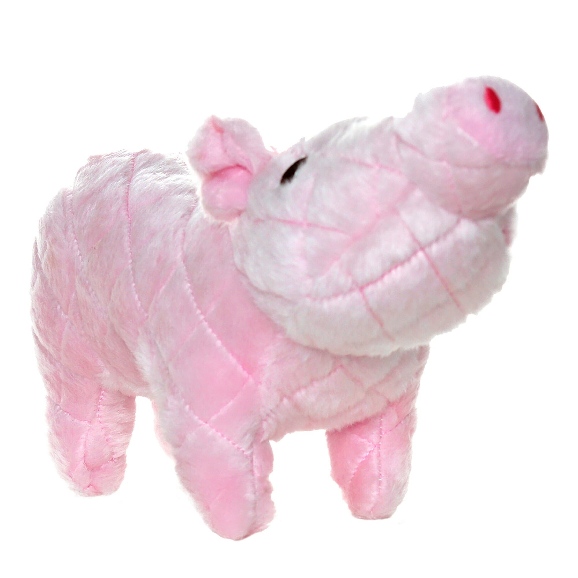 Mighty Farm Piglet Durable Squeak and Plush Floating Dog Toy  - Pink