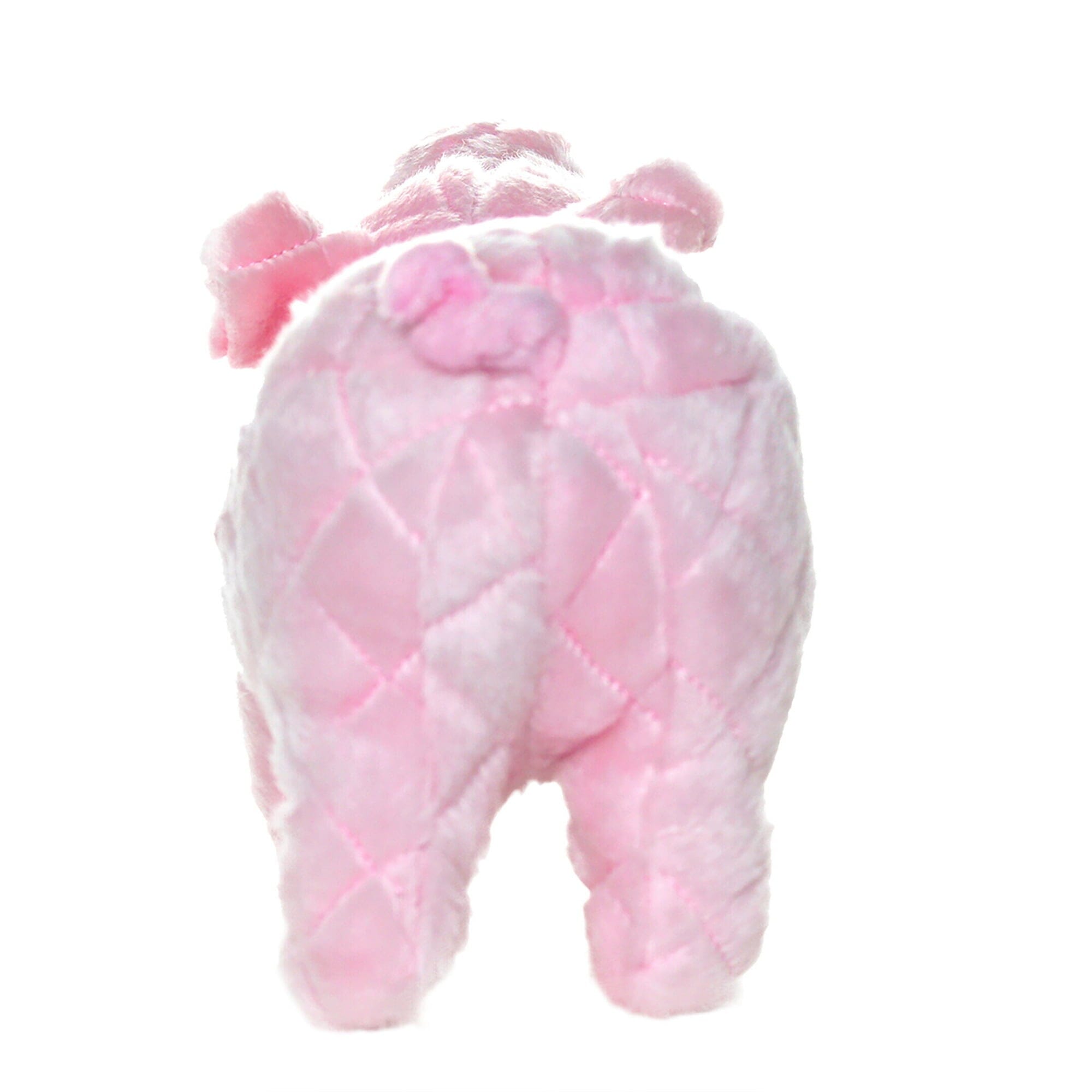 Mighty Farm Piglet Durable Squeak and Plush Floating Dog Toy  - Pink