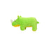 Mighty Junior Safari Rhino Squeak and Plush Floating Dog Toy - Green - Large  