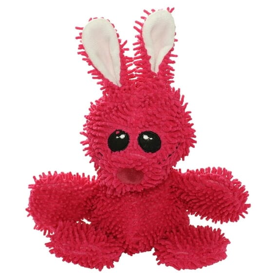 Mighty Microfiber Ball Rabbit Squeak and Plush Floating Dog Toy - Medium - Red Default Title